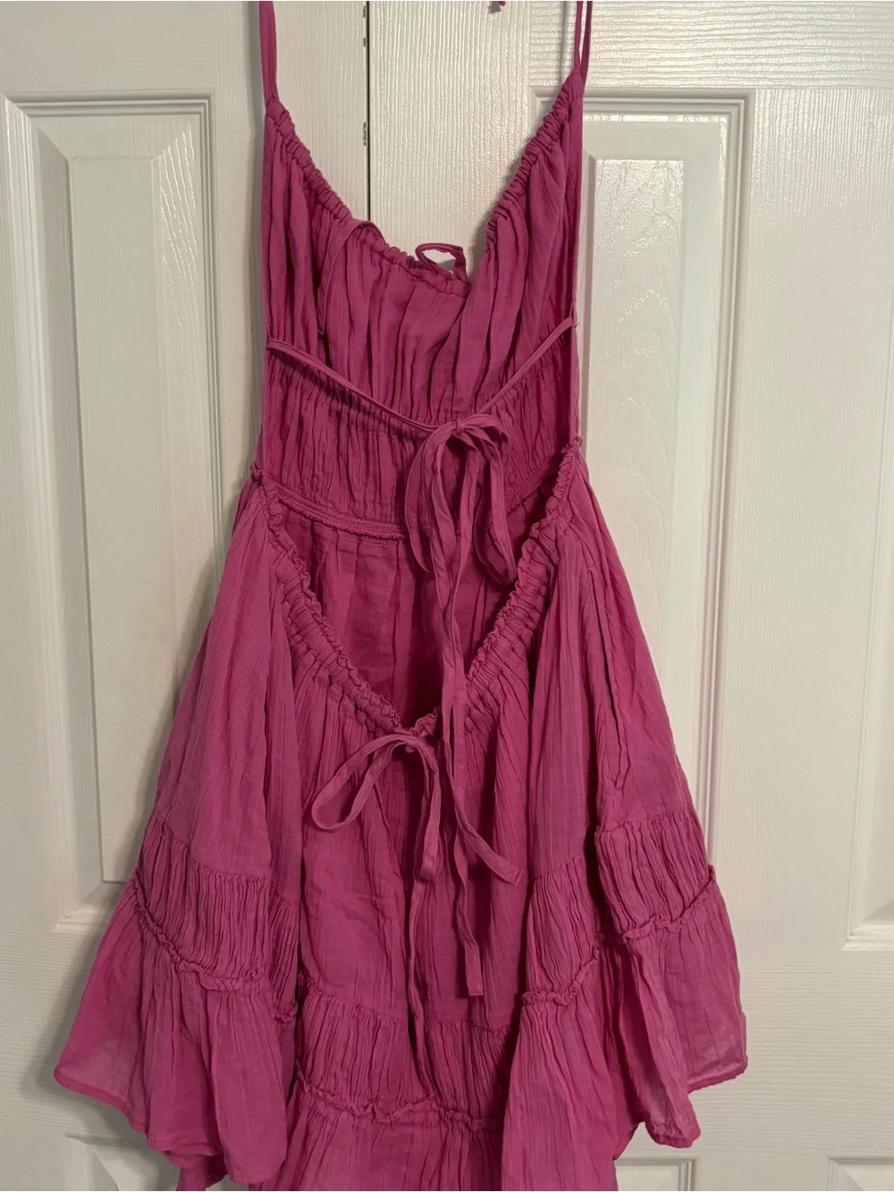 Free People Taking Sides Mini Dress Pink